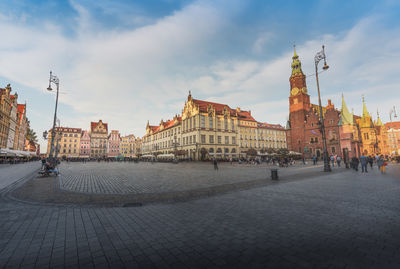 Buildings in city