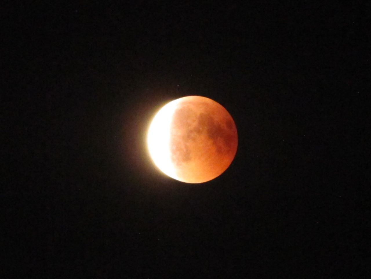 SCENIC VIEW OF MOON AT NIGHT