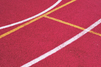 Full frame shot of running tracks