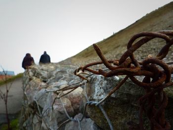 Close-up of metallic chain