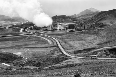 Panoramic view of landscape against sky