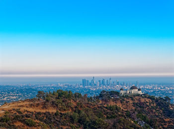 Wide view of los angels city