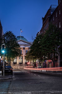 View of city street