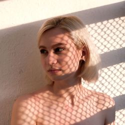 Portrait of a beautiful young woman