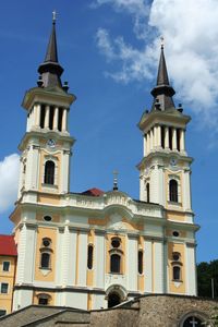 Low angle view of historic building against sky