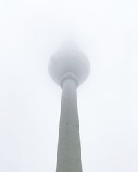 Low angle view of tower against sky