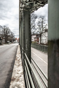 View of bridge in city