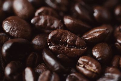 Full frame shot of coffee beans