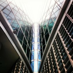 Low angle view of modern building