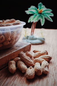 Close-up of sweet food on table