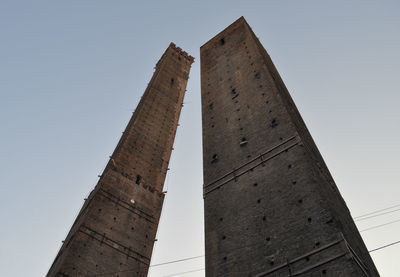 Low angle view of building against clear sky