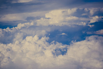 Low angle view of clouds in sky