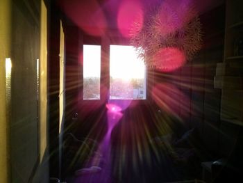 Sunlight through window