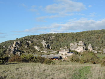 Scenic view of landscape against sky