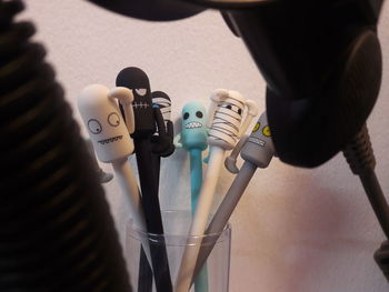 Close-up of electric lamp