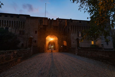 View of historic building