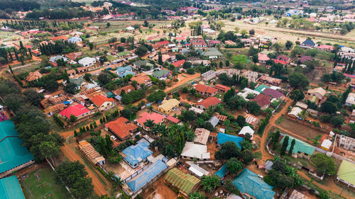 Aerial view of morogoro town