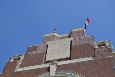 Low angle view of building against sky