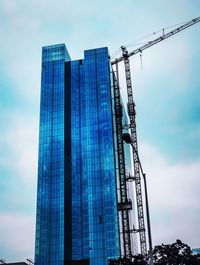 Low angle view of skyscraper