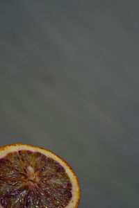 Close-up of fruit against white background