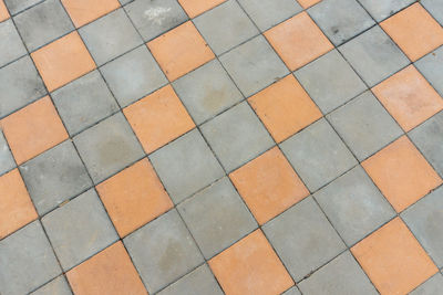 Full frame shot of tiled floor