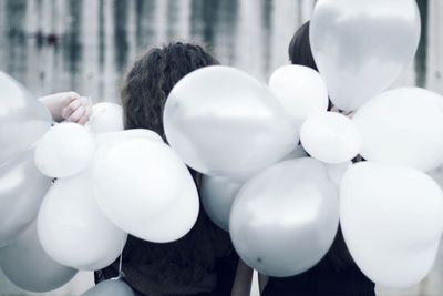 Close-up of balloons