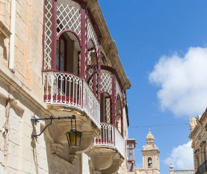 Low angle view of building against sky