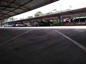 View of railroad station platform