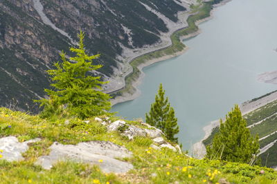 Scenic view of lake