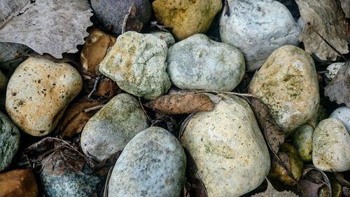 Full frame shot of pebbles