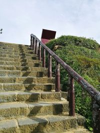 Low angle view of staircase