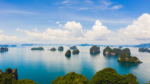 Panoramic view of sea krabi thailand 