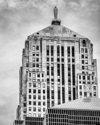 Low angle view of building against sky