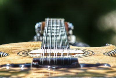 Close-up of guitar