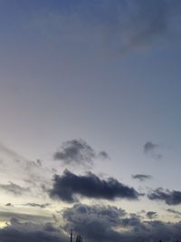 Low angle view of beautiful cloudy sky