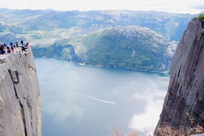 Scenic view of mountains