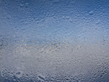 Rain drops on glass window