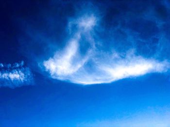 Low angle view of clouds in sky