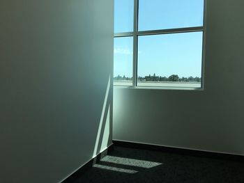 Close-up of window against clear sky