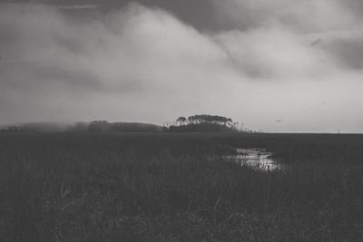 Scenic view of landscape against sky