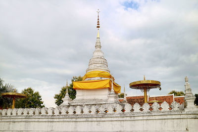 Chedi of phra that khao noi temple, where houses the relics of lord buddha, nan province, thailand