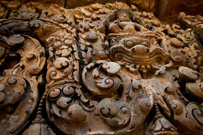 Close-up of buddha statue