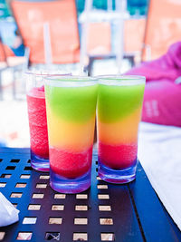 Close-up of drink on table