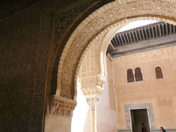 Low angle view of historical building