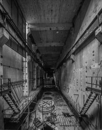 Inside unfinished nuclear reactor