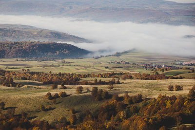 Scenic view of landscape against sky