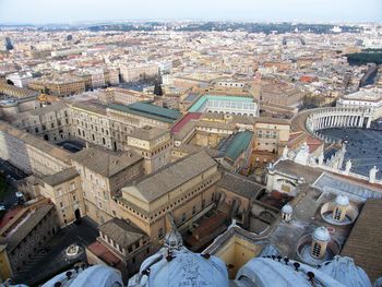 High angle view of a city