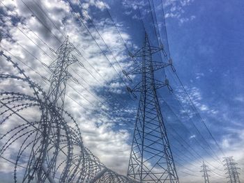 Low angle view of cloudy sky