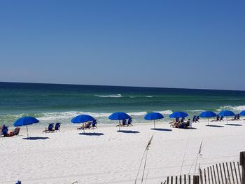 Group of people on beach