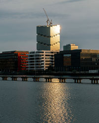 View of city at waterfront